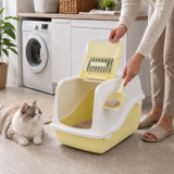 Hooded Cat Litter Tray w/ Filter & Scoop