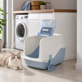 Hooded Cat Litter Tray w/ Filter & Scoop