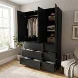 RIGA 3 Door 6 Drawer Wardrobe
