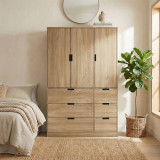 RIGA 3 Door 6 Drawer Wardrobe