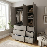 RIGA 3 Door 6 Drawer Wardrobe