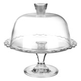 Petite Patisserie Glass Cake Stand with Dome Lid