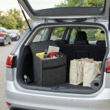 Grey Felt Car Boot Organiser