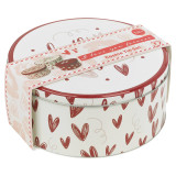 3 PCS Valentine Cookie Storage Tin Set