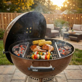 2PCS Steel BBQ Charcoal Briquette Holders