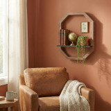Modern Wooden Floating Wall Shelf