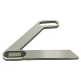 Foldable Digital Kitchen Scale Stainless Steel LCD Display