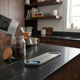 Foldable Digital Kitchen Scale Stainless Steel LCD Display