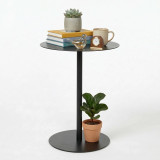 Round Pedestal Side Table 35x35x53cm