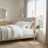 Round Pedestal Side Table 35x35x53cm