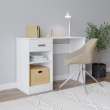 1-Drawer Wooden Desk with Storage