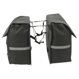 2x 20L Black Bike Pannier Bags