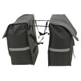 2x 20L Black Bike Pannier Bags
