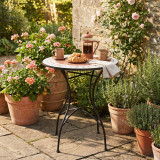 60cm Round Garden Bistro Table