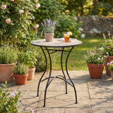 60cm Round Garden Bistro Table
