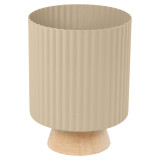 Modern Ribbed Ceramic Planter