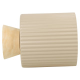Modern Ribbed Ceramic Planter