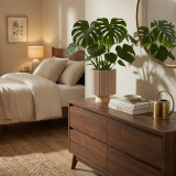 Modern Ribbed Ceramic Planter