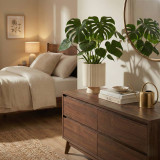 Modern Ribbed Ceramic Planter