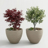 Large Round Modern Plant Pot