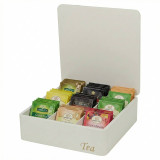 Tea Storage 6 Compartments Wooden Organiser