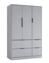FUJI 3 Door 4 Drawer Wardrobe