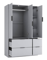FUJI 3 Door 4 Drawer Wardrobe