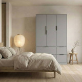 FUJI 3 Door 4 Drawer Wardrobe