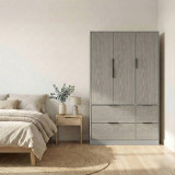 FUJI 3 Door 4 Drawer Wardrobe