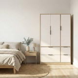 FUJI 3 Door 4 Drawer Wardrobe