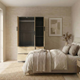 FUJI 3 Door 4 Drawer Wardrobe