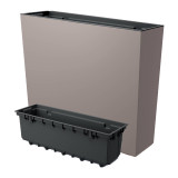 Urbi Case Tall Plastic Flower Pot
