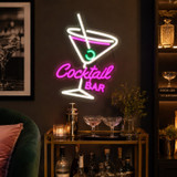 Cocktail Bar LED Neon Wall Sign