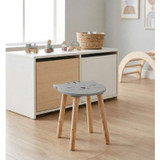 Wooden Animal Face Children's Stool