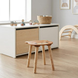 Wooden Animal Face Children's Stool