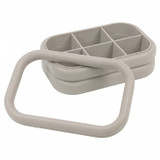 6 Compartment Pebble Tea Box w/ Lid Organiser