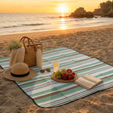 150x200cm Waterproof Large Picnic Blanket 2 Assorted Colours