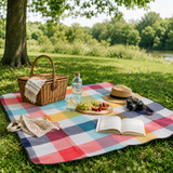 127x152cm Waterproof Picnic Blanket 3 Assorted Colours