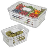 Fridge Organiser Basket Set - 1.6L & 3.6L
