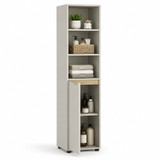 140cm 5 Tier Bathroom Storage Cabinet w/ Door