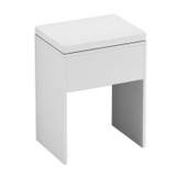 Padded Faux Leather Dressing Table Stool