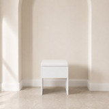 Padded Faux Leather Dressing Table Stool