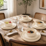 Stoneware Dinner Set with Plates & Bowls