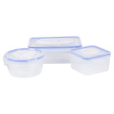 16PCS Clip Lock Food Storage Box Set