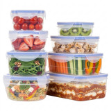 16PCS Clip Lock Food Storage Box Set