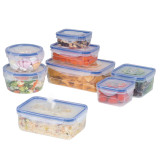 16PCS Clip Lock Food Storage Box Set