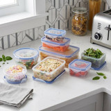 16PCS Clip Lock Food Storage Box Set