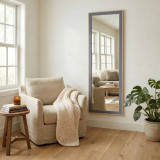 Wooden Full Length Wall Mirror 36.7x110cm
