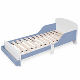 AURORA Wooden Toddler Bed Frame w/ Integrated Storage