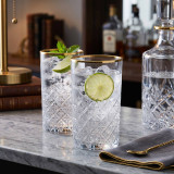 Timeless Gold Rim Highball Glasses